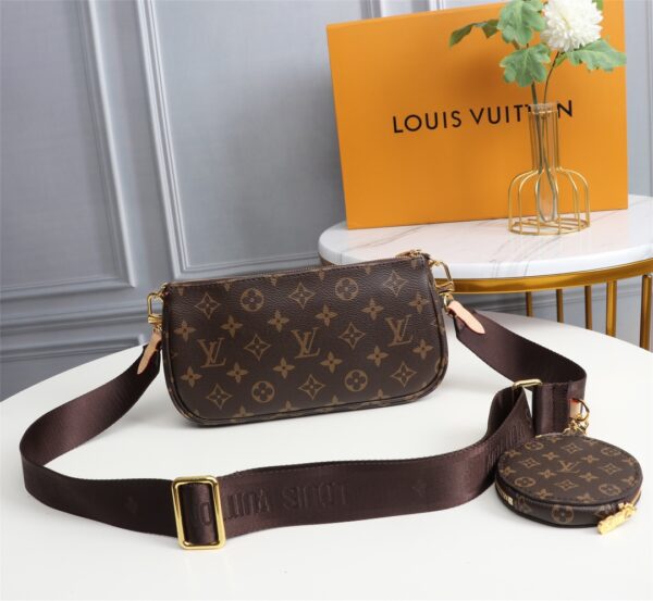 Bolsa Louis Vuitton Multi Pochette - Alça  Marron - Imagem 3