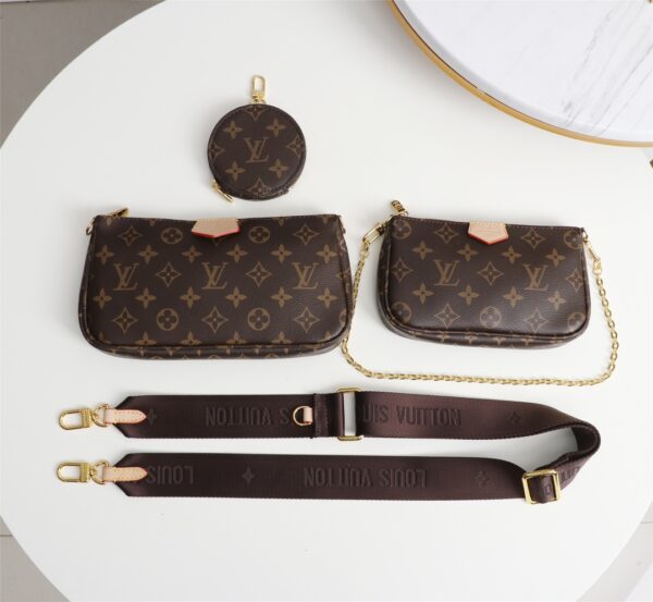 Bolsa Louis Vuitton Multi Pochette - Alça  Marron - Imagem 5