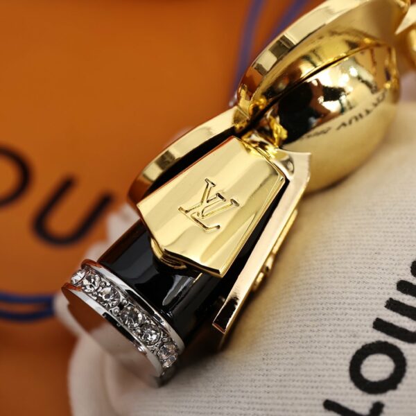 Chaveiro e Charm de Bolsa  Louis Vuitton ouro - Image 3