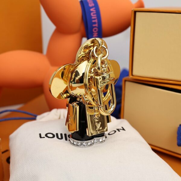 Chaveiro e Charm de Bolsa  Louis Vuitton ouro - Image 2