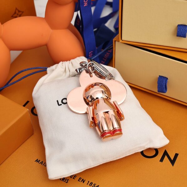 Chaveiro e Charm de Bolsa  Louis Vuitton rose - Image 7
