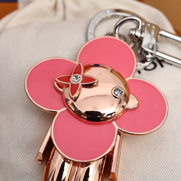 Chaveiro e Charm de Bolsa  Louis Vuitton rose - Image 9