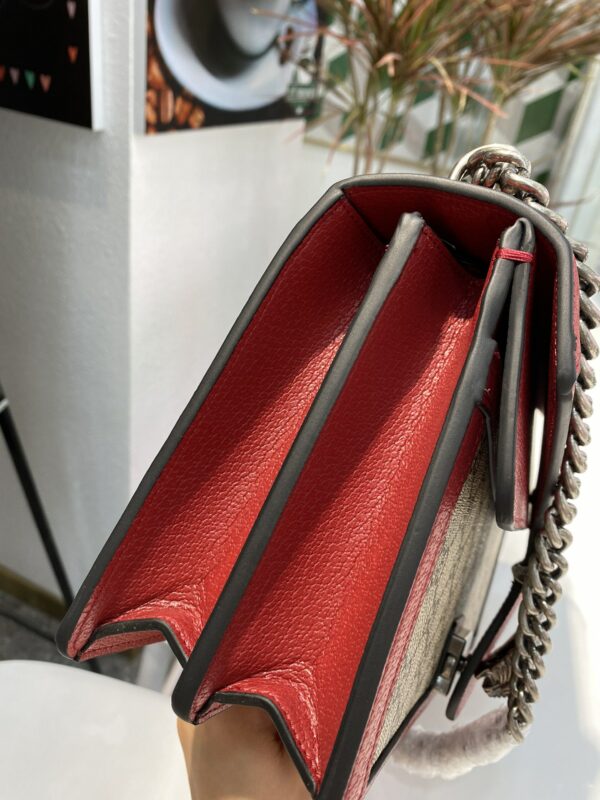 Bolsa gucci Dionysus - Vermelha - Com Alça Superior - Image 6