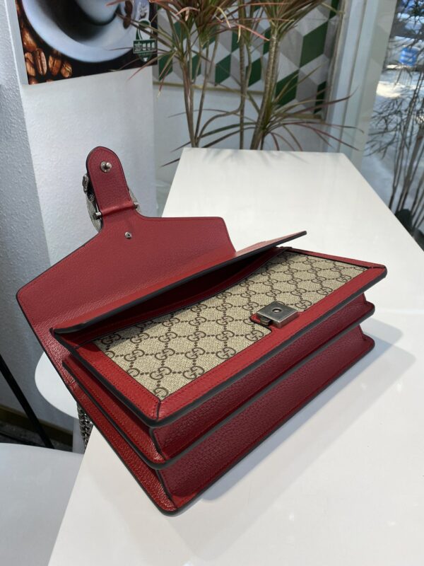Bolsa gucci Dionysus - Vermelha - Com Alça Superior - Image 7