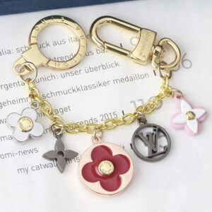 Chaveiro e charm de bolsa Bloomin