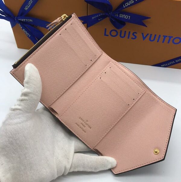 Carteira Louis Vuitton Victorine -Xadrex Rose