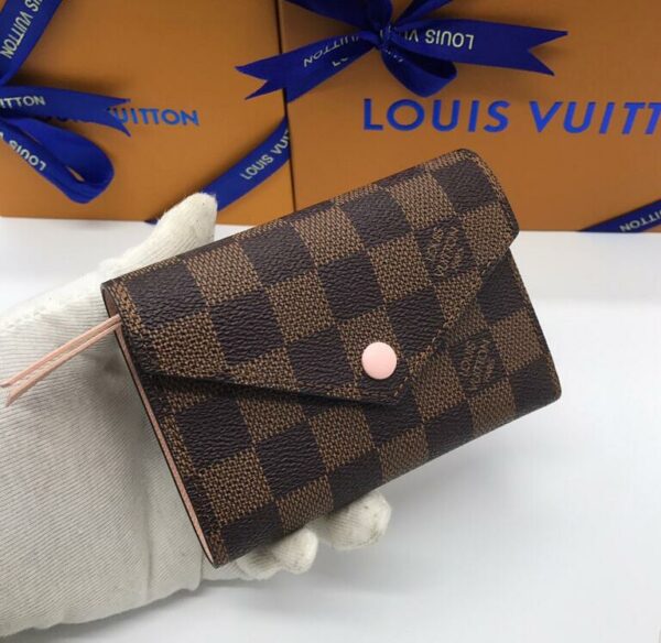 Carteira Louis Vuitton Victorine -Xadrex Rose